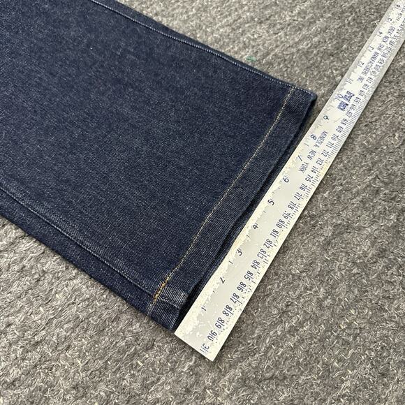 SPANXshape Spanx EveryWear Kick Flare Jeans Women XL Raw Indigo Dark Wash Denim - Picture 4 of 13